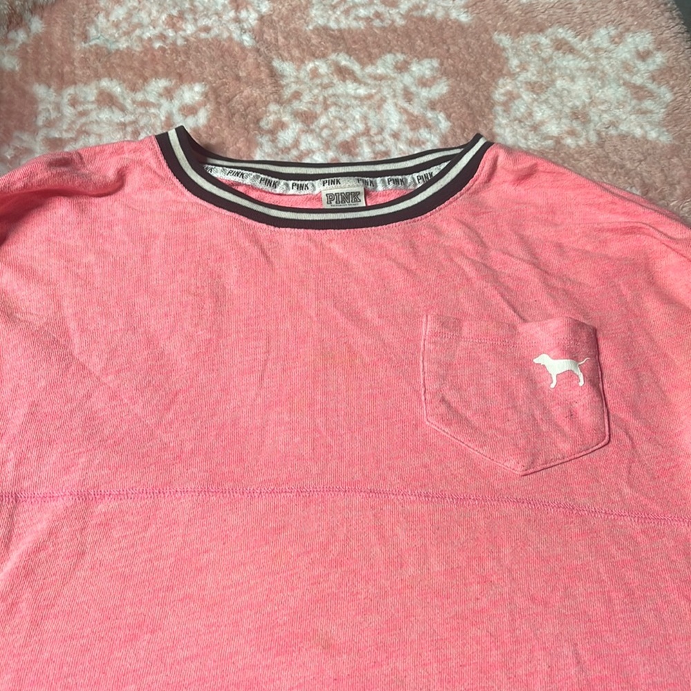 Pink long sleeve sweater